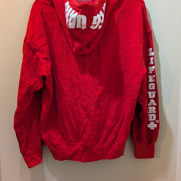 Red Lifeguard Men's Pullover - Picture 9 of 10